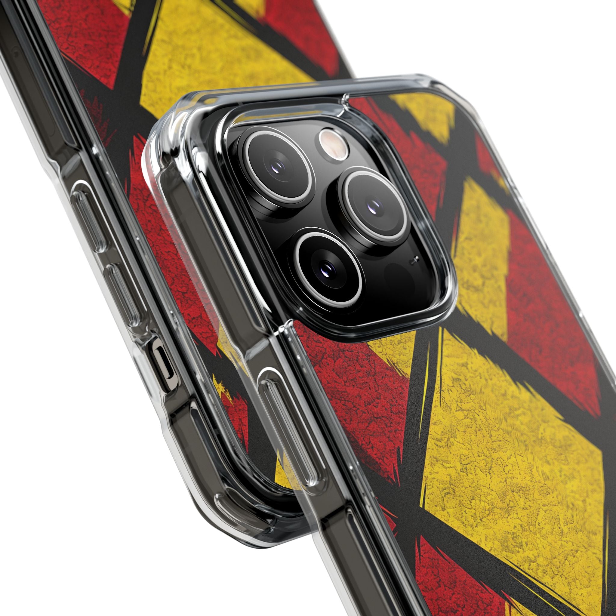 Cracked Diamond Grid iPhone 14 Pro Case - Impact