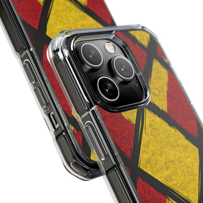 Cracked Diamond Grid iPhone 14 Pro Case - Impact