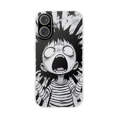 Screaming Stripes iPhone 16 Case - Soft