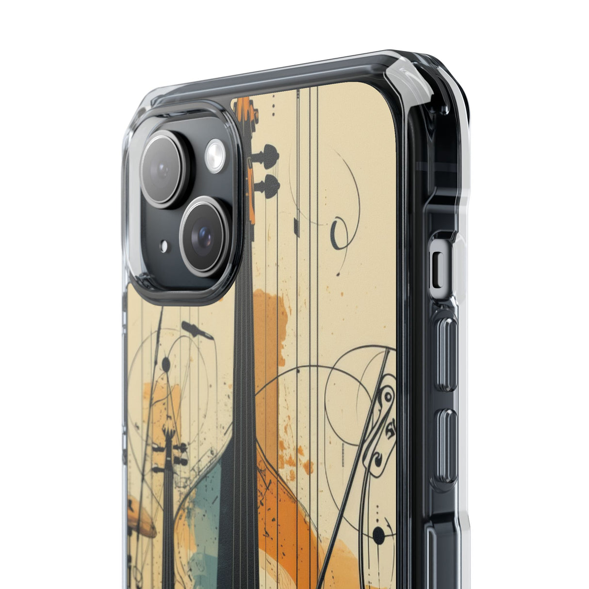 Strings in Motion - Phone Case for iPhone (Clear Impact - Magnetic)