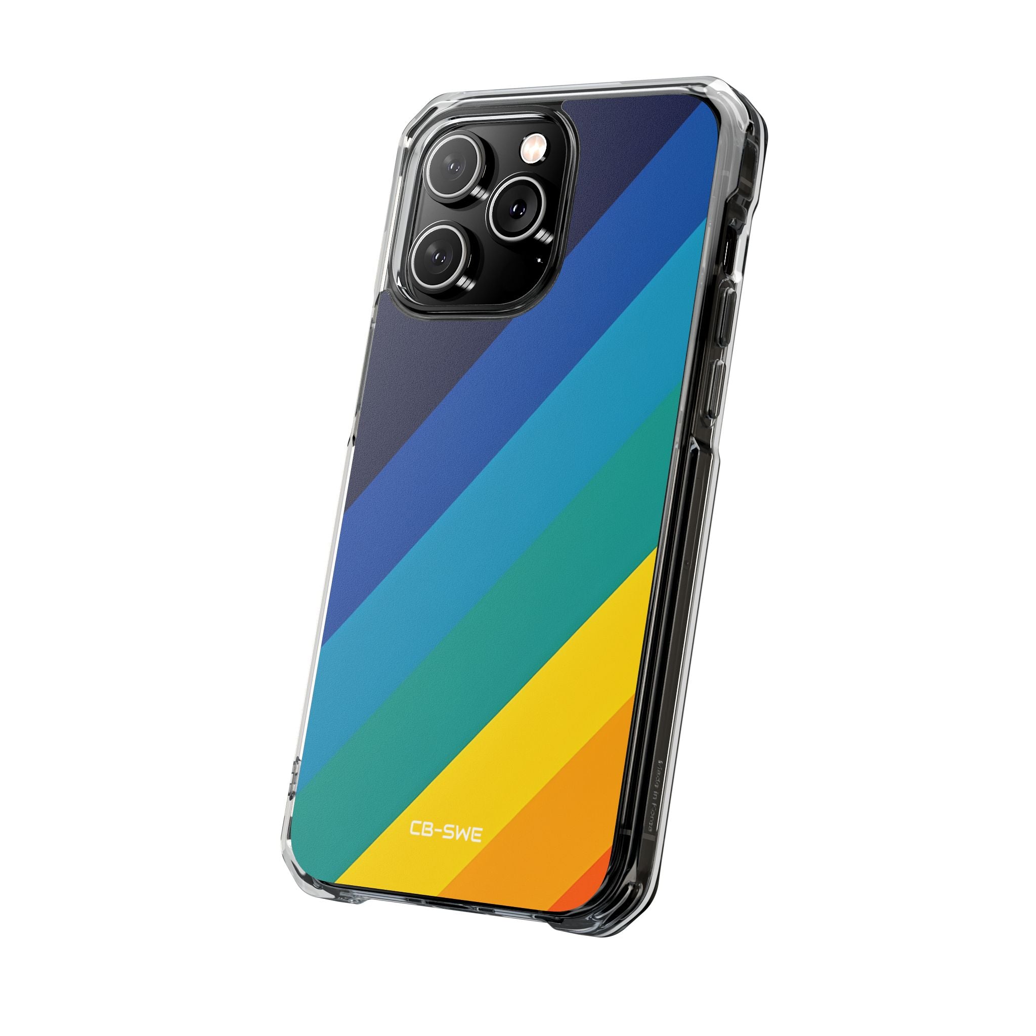 Diagonal Color Spectrum iPhone Case - Impact