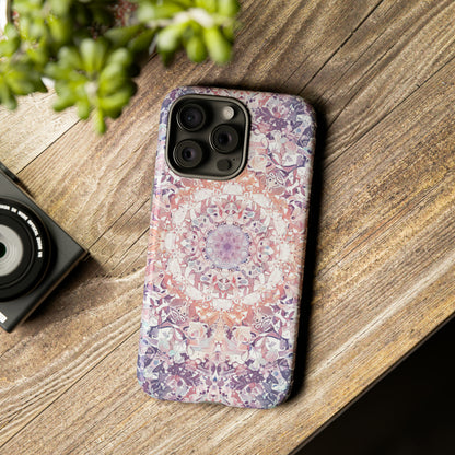 Symmetric Mandala Harmony - Protective Phone Case