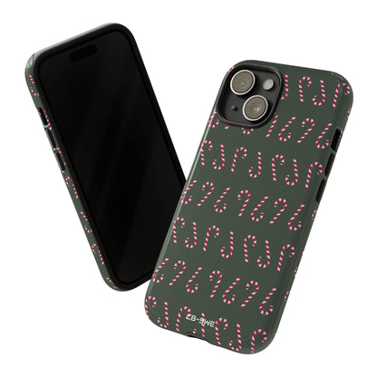 Candy Canes Aligned - iPhone Case