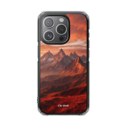 Mountain Peaks Glowing iPhone Case - Impact