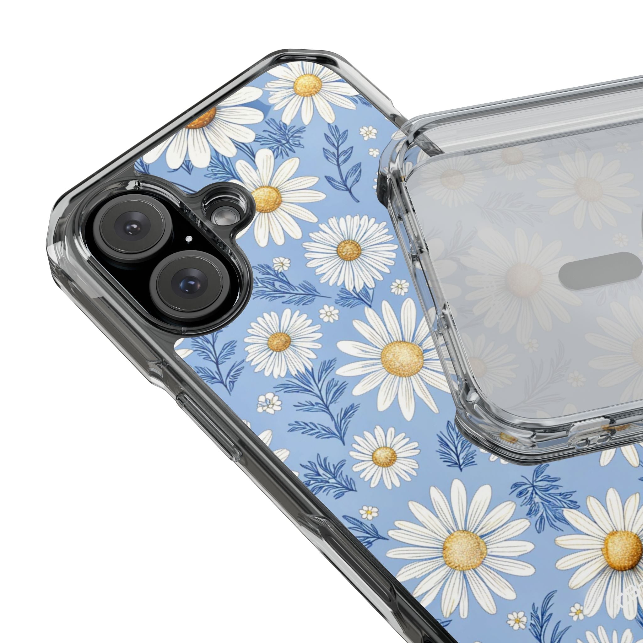 Daisies On Blue iPhone Case - Impact