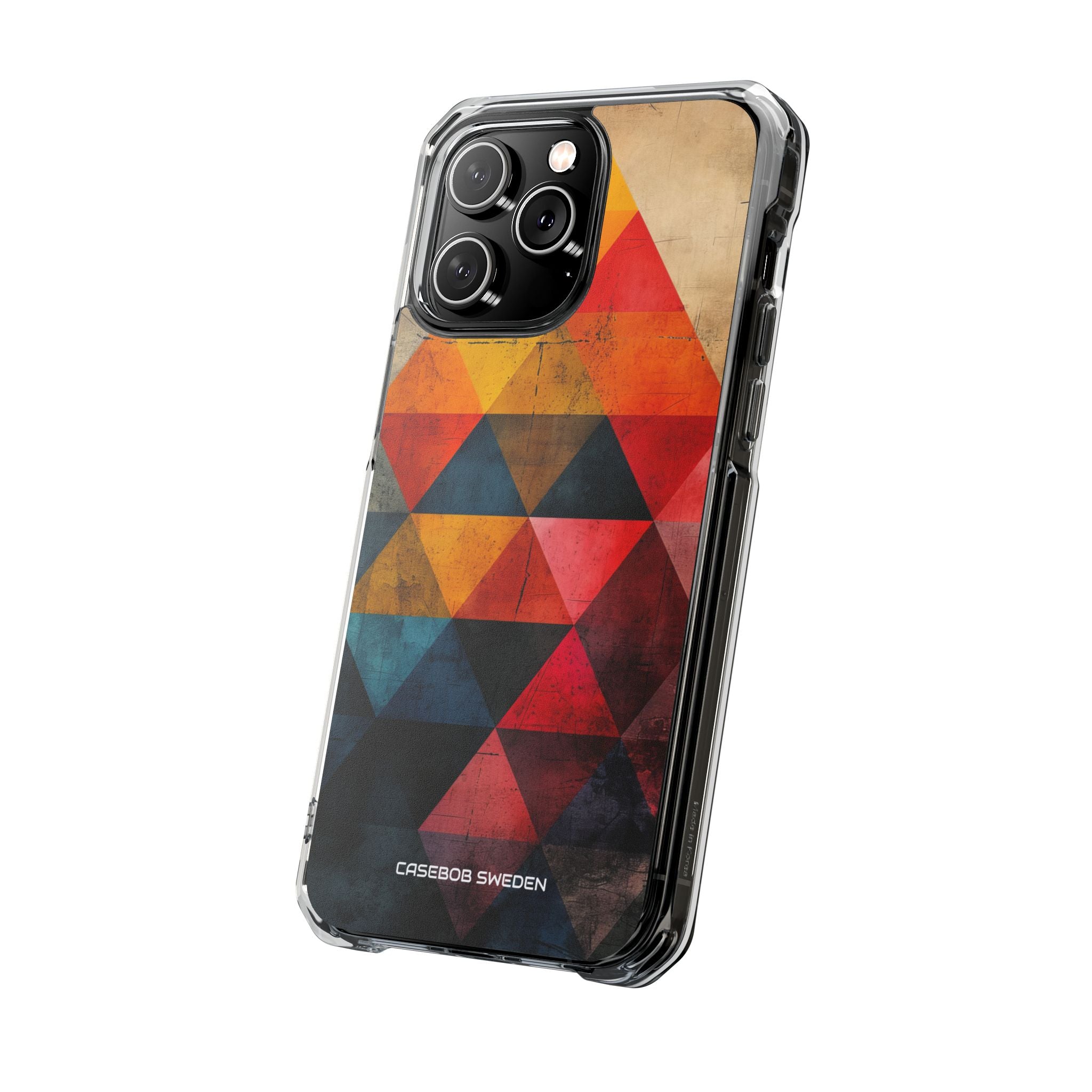 Geometric Energy - Clear Impact iPhone 14 Phone Case