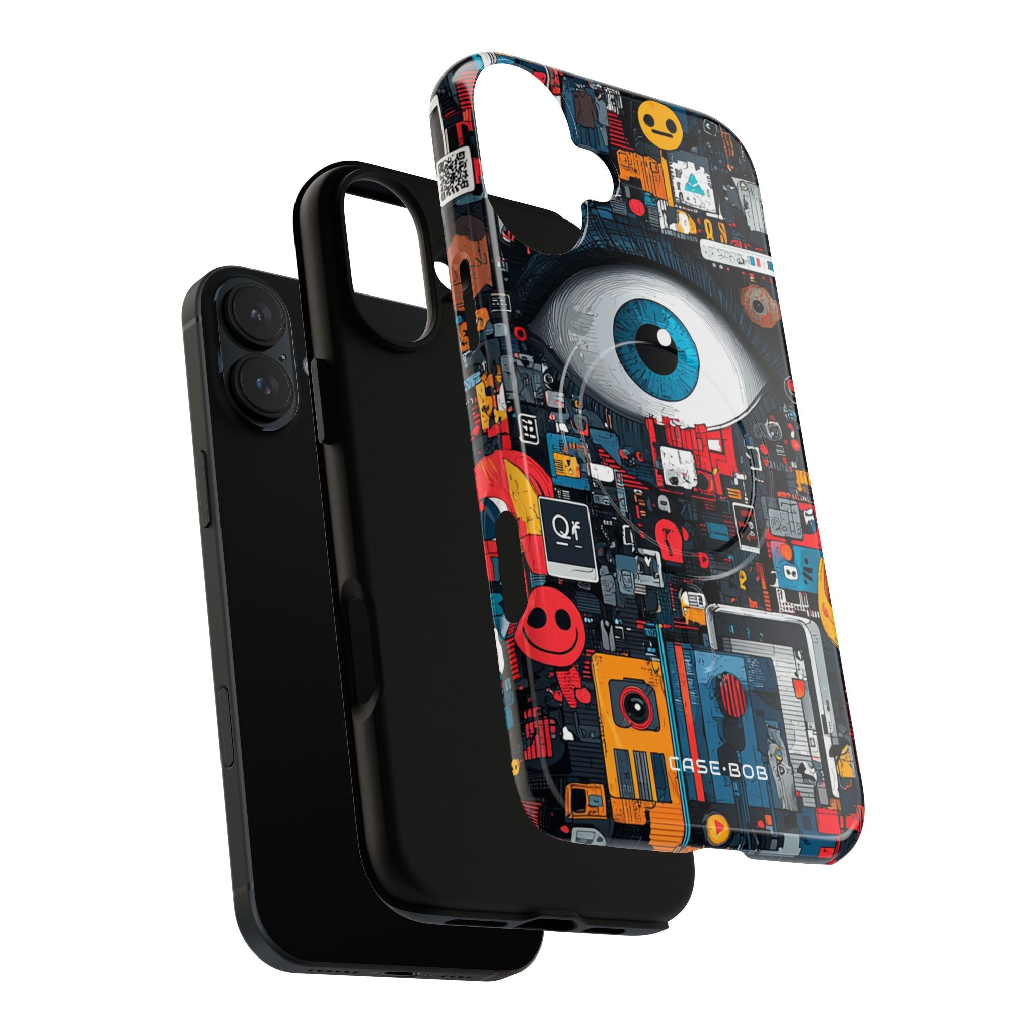 Digital Eye Blue iPhone 16 Plus Case - Tough+