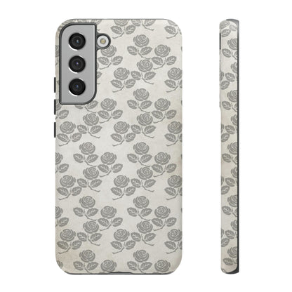 Roseniara Gothic Flower - Protective Phone Case