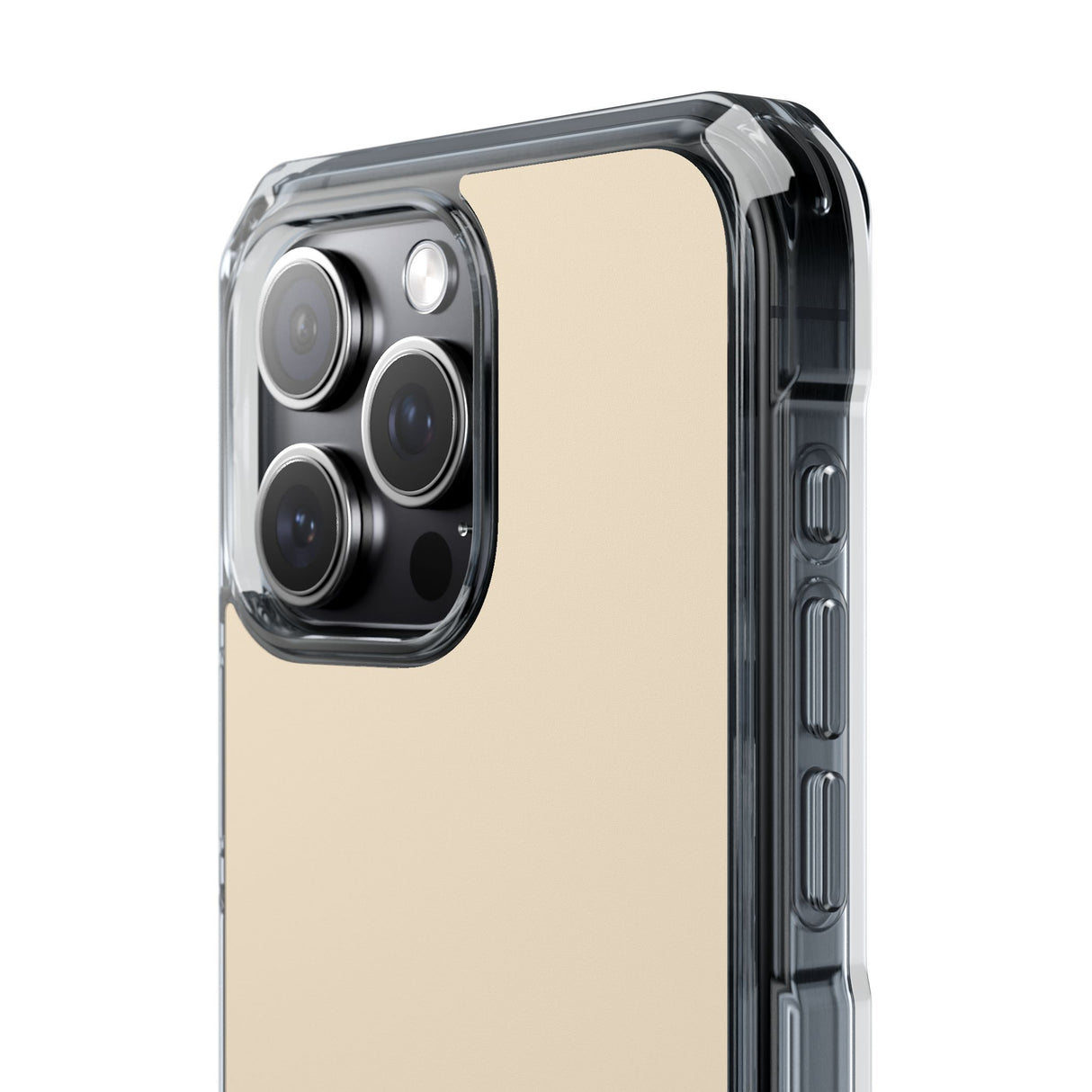 Champagner-Eleganz | Handyhülle für iPhone (Clear Impact Case – magnetisch) 