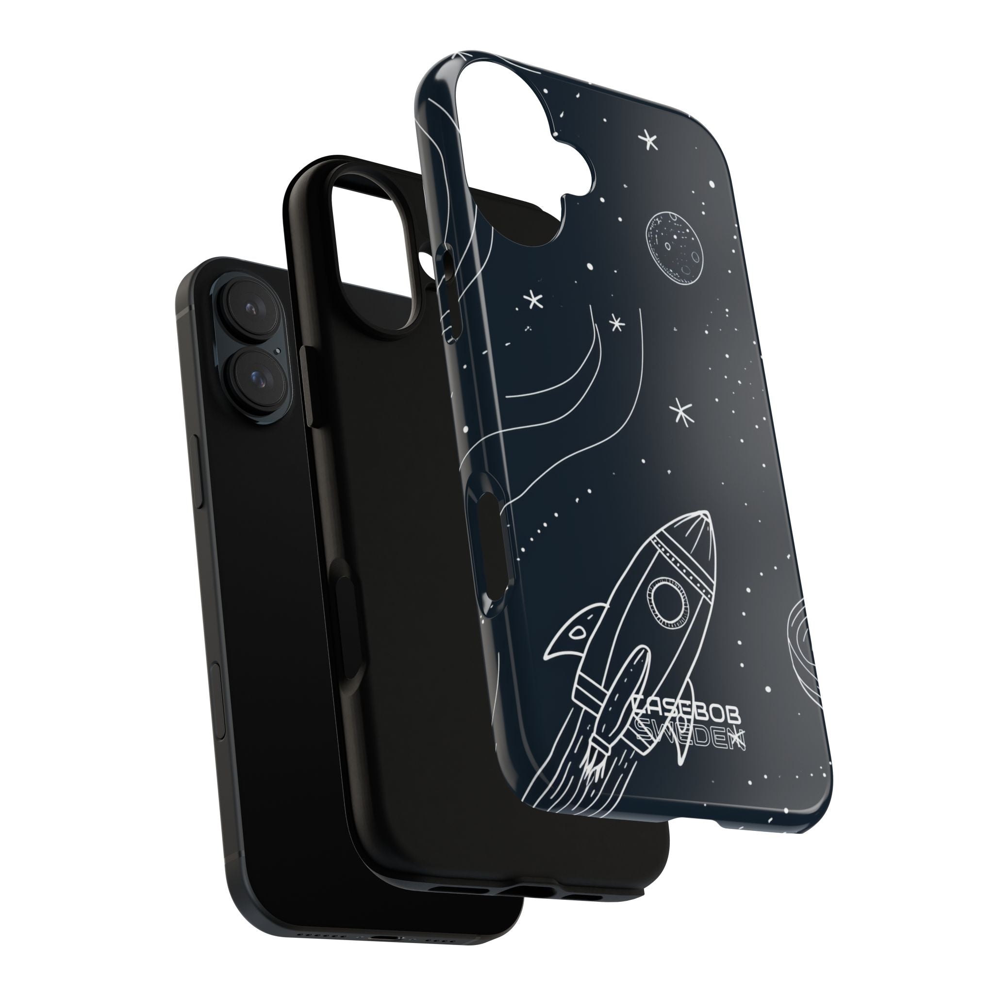 Cosmic Rocket Drift iPhone 16 - Tough