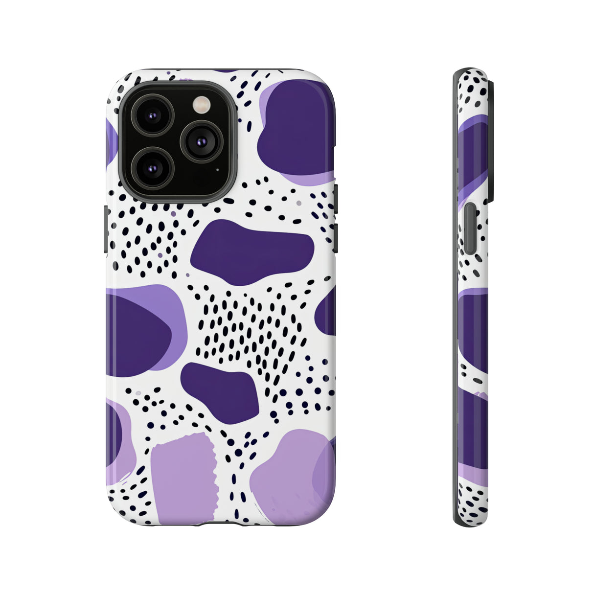 Purple Dots Elegance Case - Schutzhülle fürs Handy