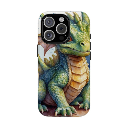 Green Dragon Smiles - iPhone Case