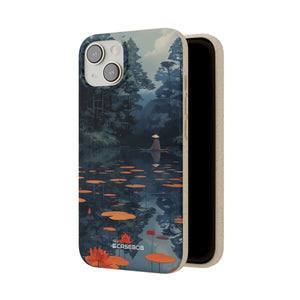 Tranquil Lotus Serenity | Biodegradable Phone Case