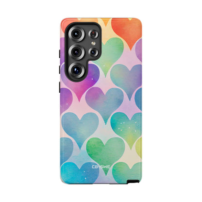 Watercolor Heart Symphony - Samsung Case