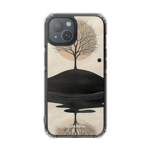 Serene Reflections - Phone Case for iPhone (Clear Impact - Magnetic)