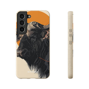 Majestic Buffalo Sun | Biodegradable Phone Case