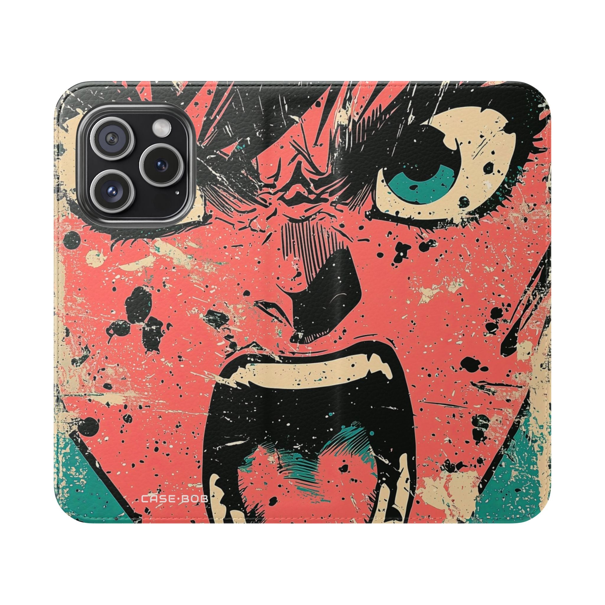 Shouting Face Burst - iPhone 15 Pro Case - Wallet