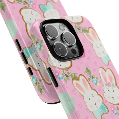 Bunny Blossom iPhone 16 Pro Max Case - Tough