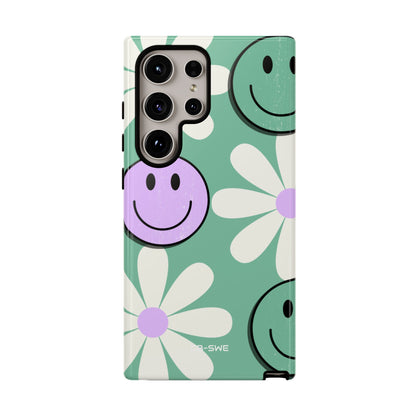 Playful Retro Blooms - Samsung Case