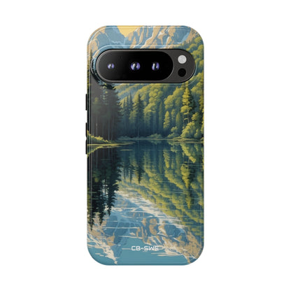 Mountain Peaks Reflect - Google Pixel Case