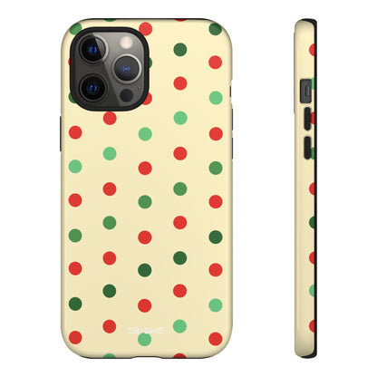 Colorful Dots Dance - iPhone Case