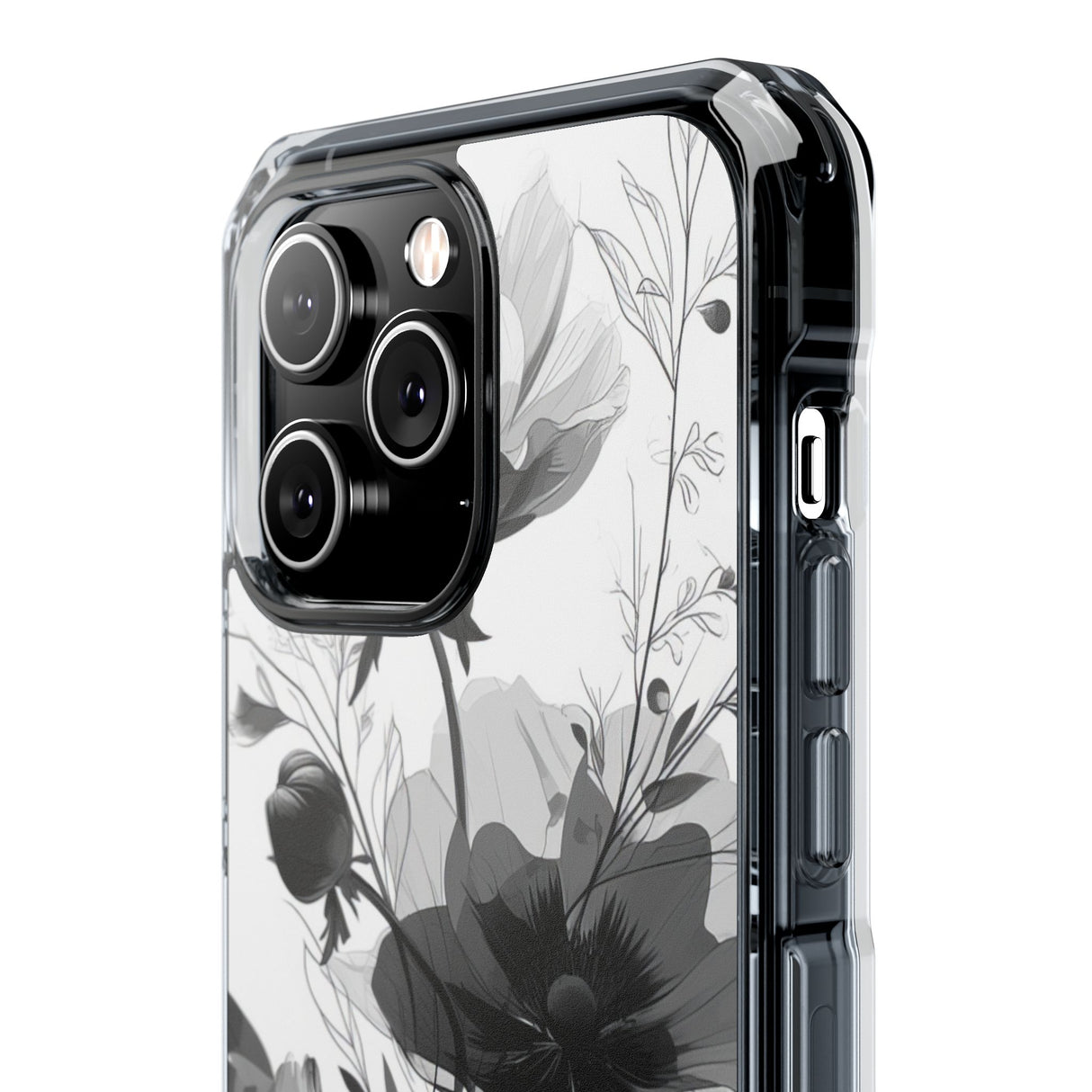 Botanical Elegance - Phone Case for iPhone (Clear Impact - Magnetic)