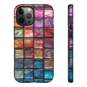 Pastell Mosaik Eleganz - Schutzhülle fürs Handy