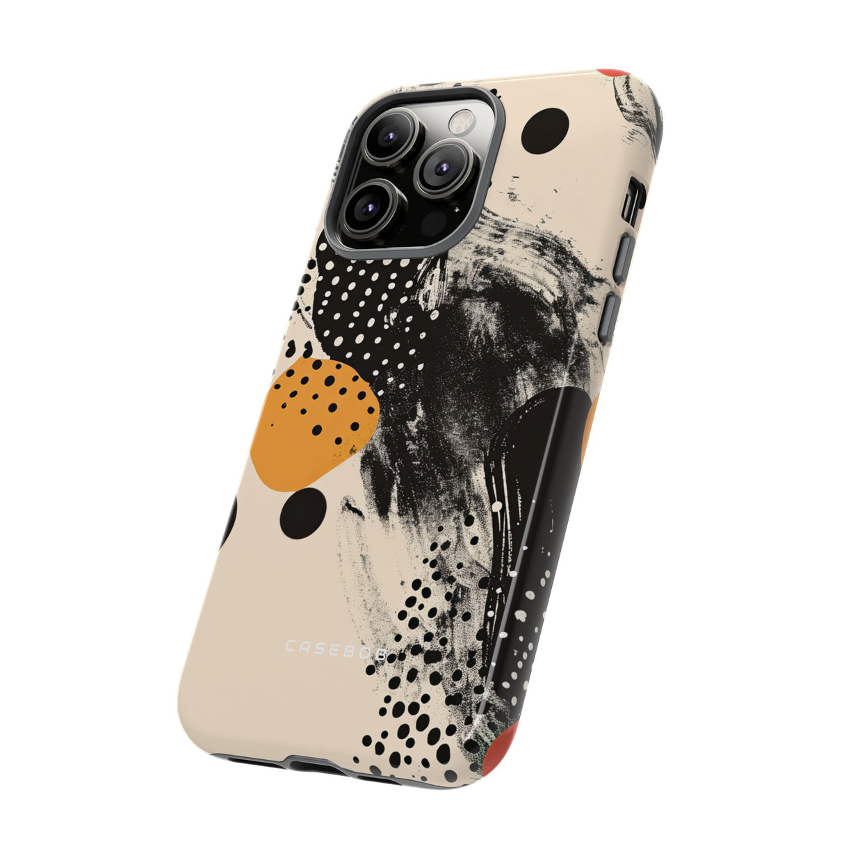 Black Dot Elegance - Schutzhülle fürs Telefon