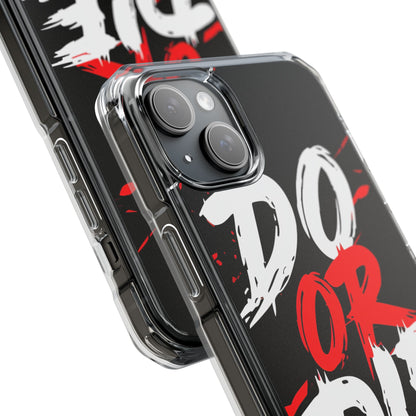 Intense Typography Contrast iPhone Case - Impact