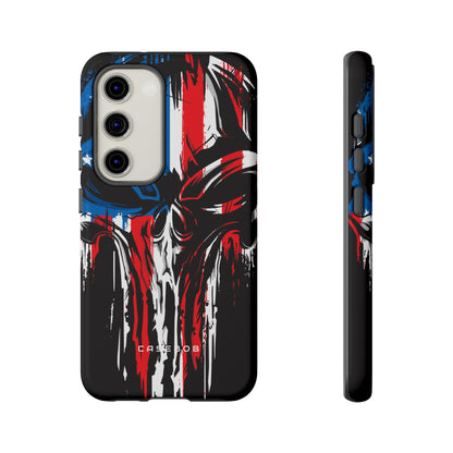 Military Grunge Skull Patriotic - Protective Phone Case