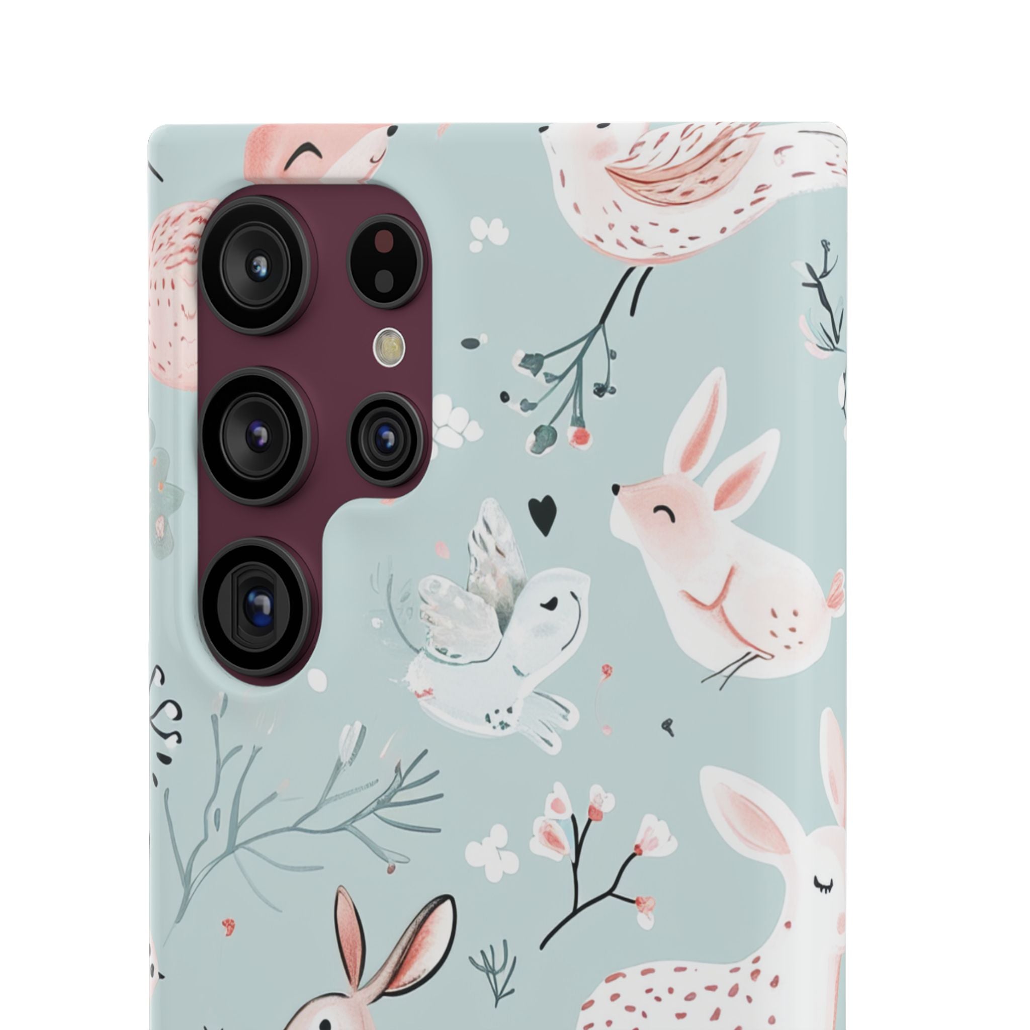 Whimsical Bunny Blossom - Slim Samsung S22 Phone Case