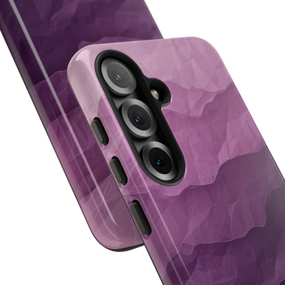 Purple Wave Layers Samsung S25 Case - Tough