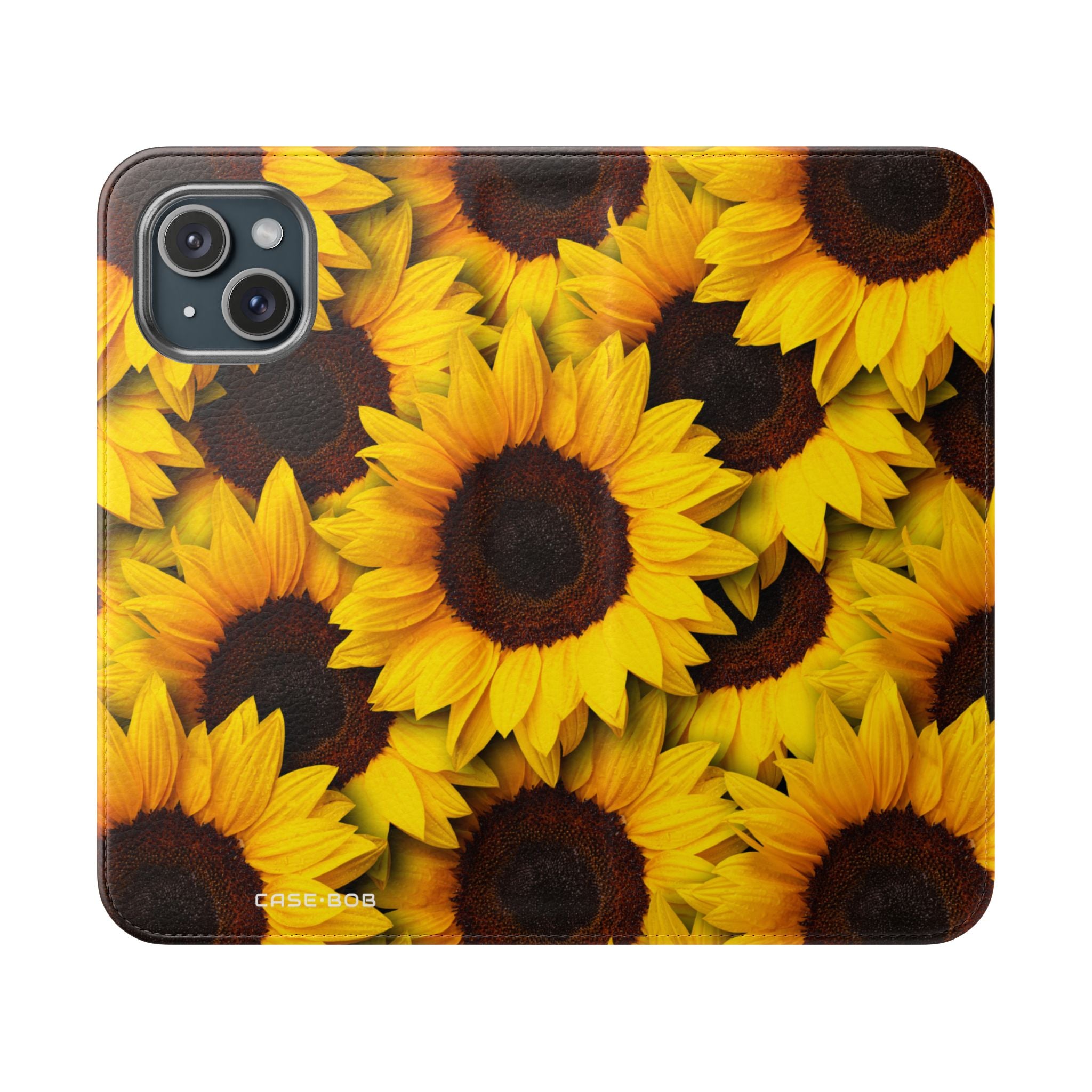 Sunflower Radiance - iPhone 15 Case - Wallet