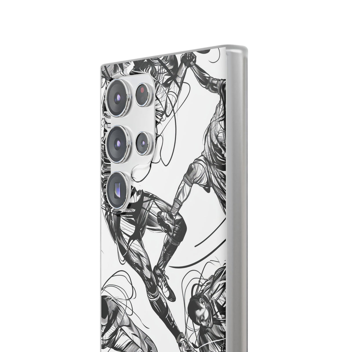 Dynamic Athletic Surrealism | Flexible Phone Case for Samsung Galaxy