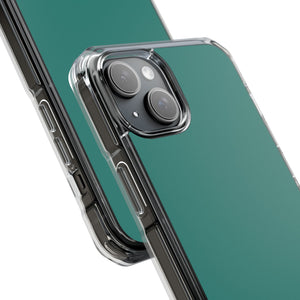 Celadon Green | Phone Case for iPhone (Clear Impact Case - Magnetic)