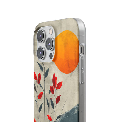 Gray Sunscape - Flexi iPhone 14 Phone Case