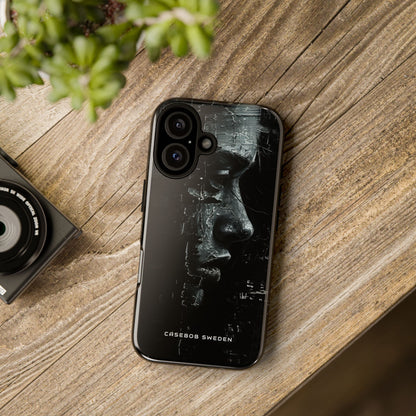 Monochrome Bloom iPhone 16 - Tough Phone Case