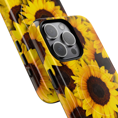 Sunflower Glow iPhone 15 Pro Max Case - Tough+