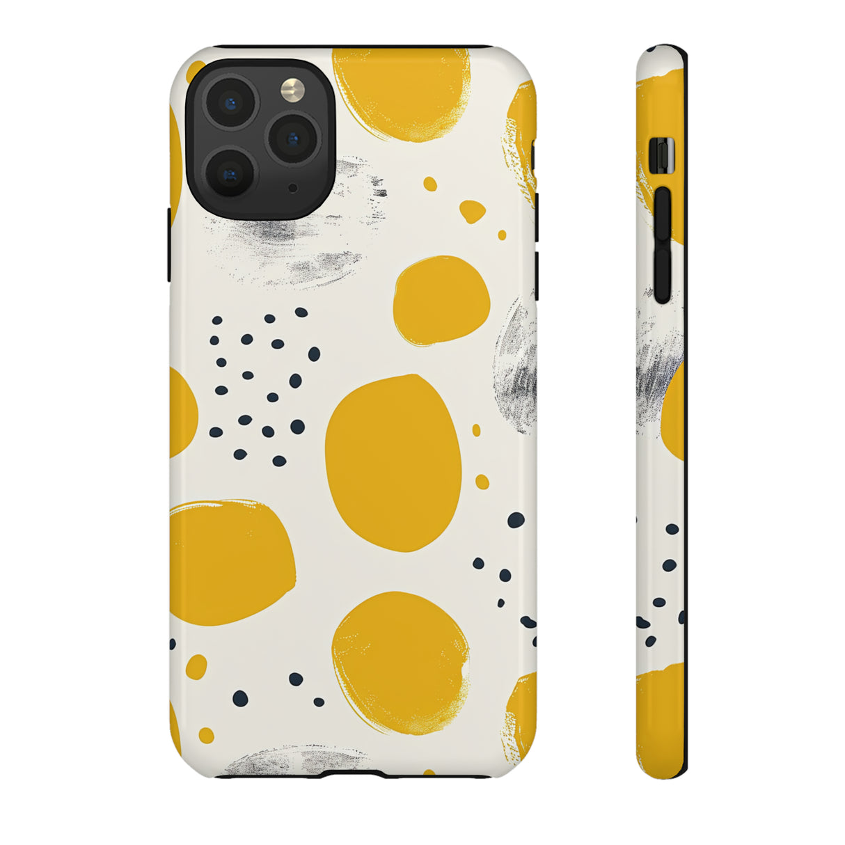 Dotted Yellow Simplicity - Protective Phone Case