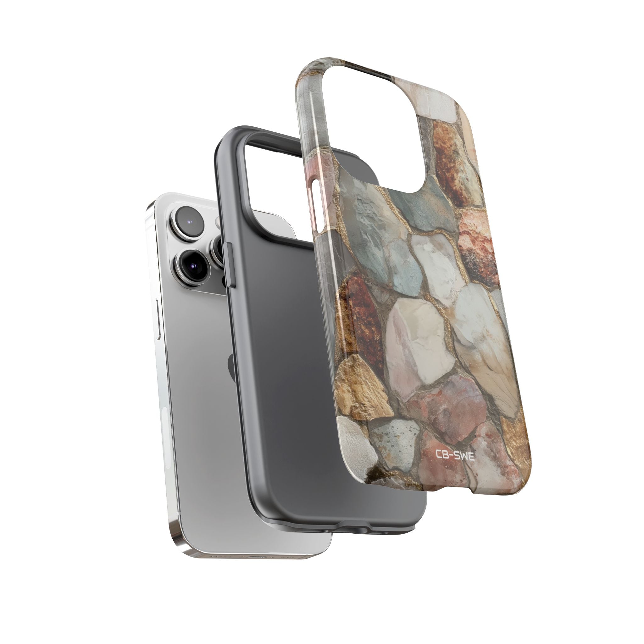 Stone Mosaic Dance - iPhone Case
