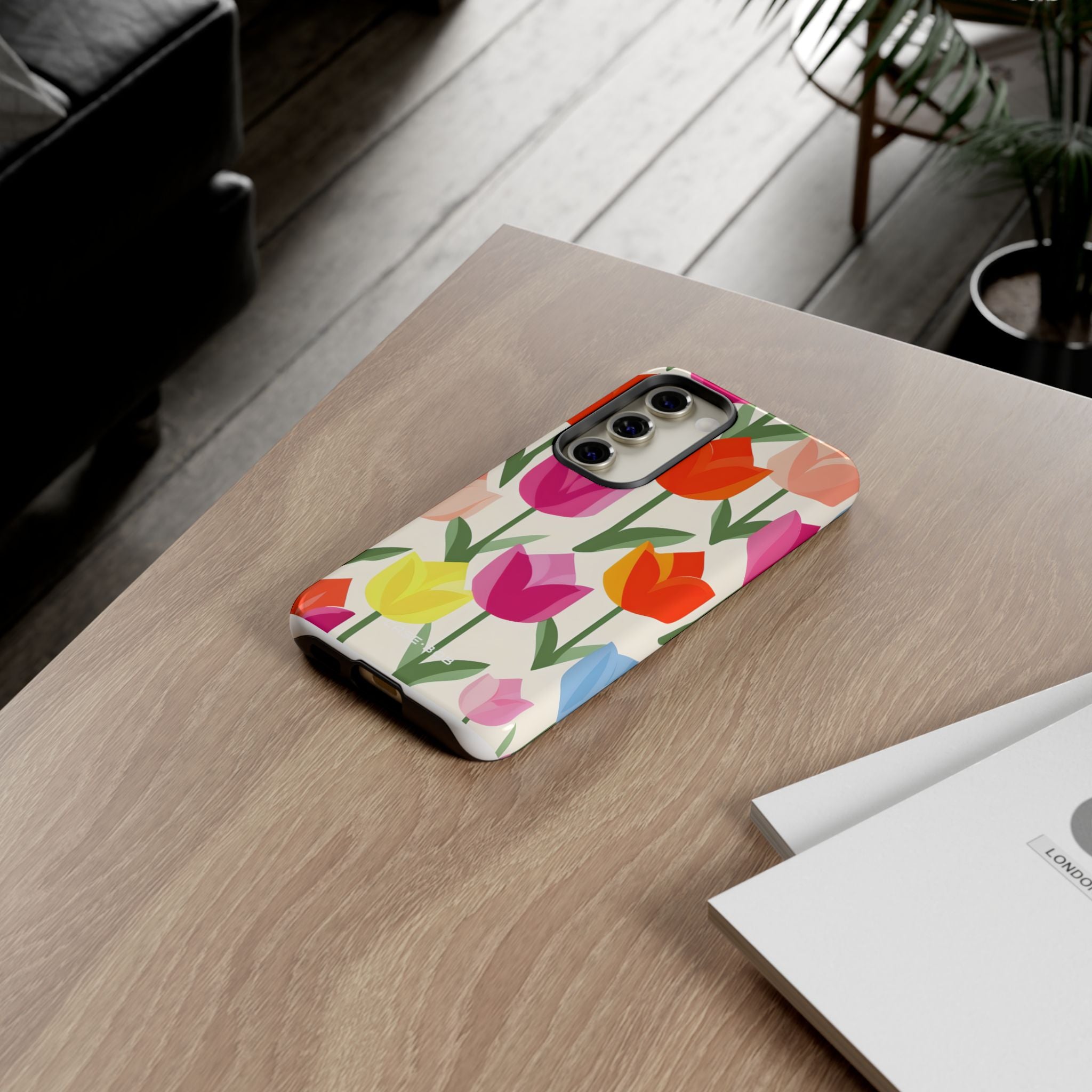 Tulip Harmony Green Samsung S23 Case - Tough