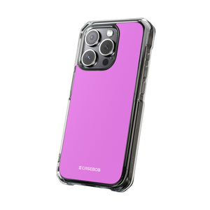 Violett | Handyhülle für iPhone (Clear Impact Case - Magnetisch) 