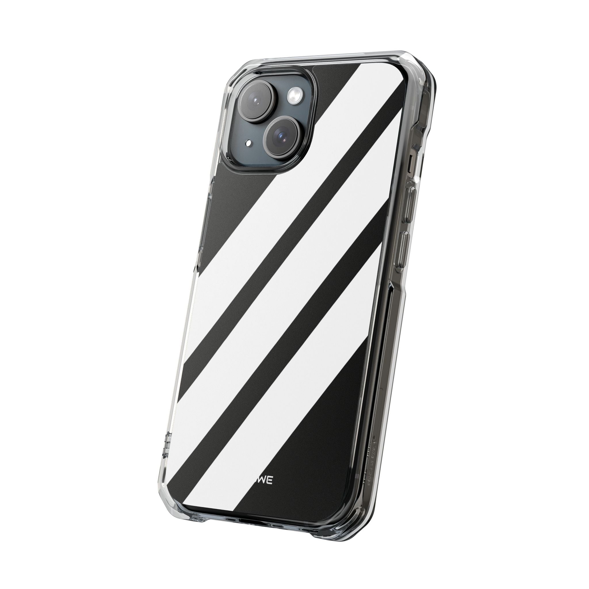Monochrome Diagonal Symmetry iPhone Case - Impact