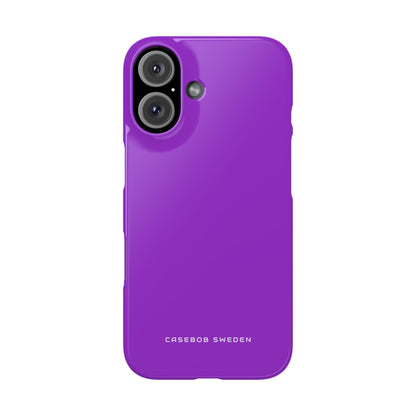 Dark Orchid iPhone 16 - Slim Phone Case