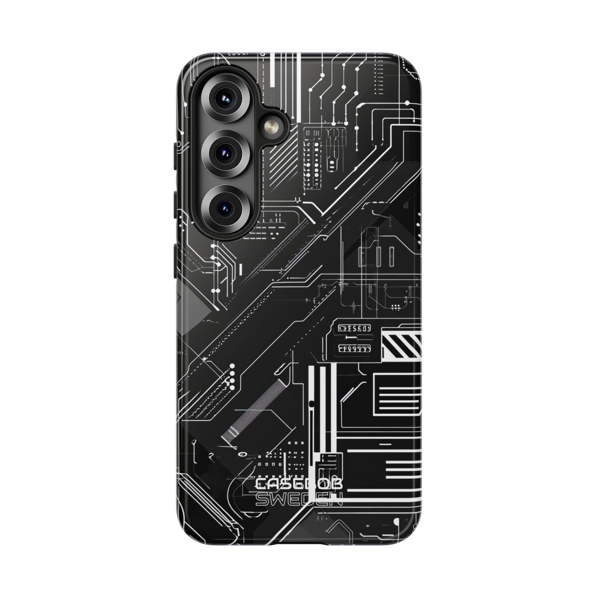 Futuristiskt kretsrutnät Samsung S25 - Tough