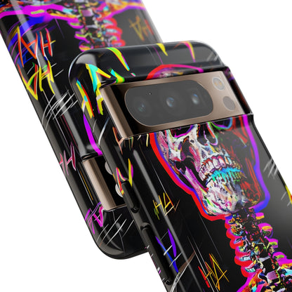 Neon Skeleton Chaos - Google Pixel Case