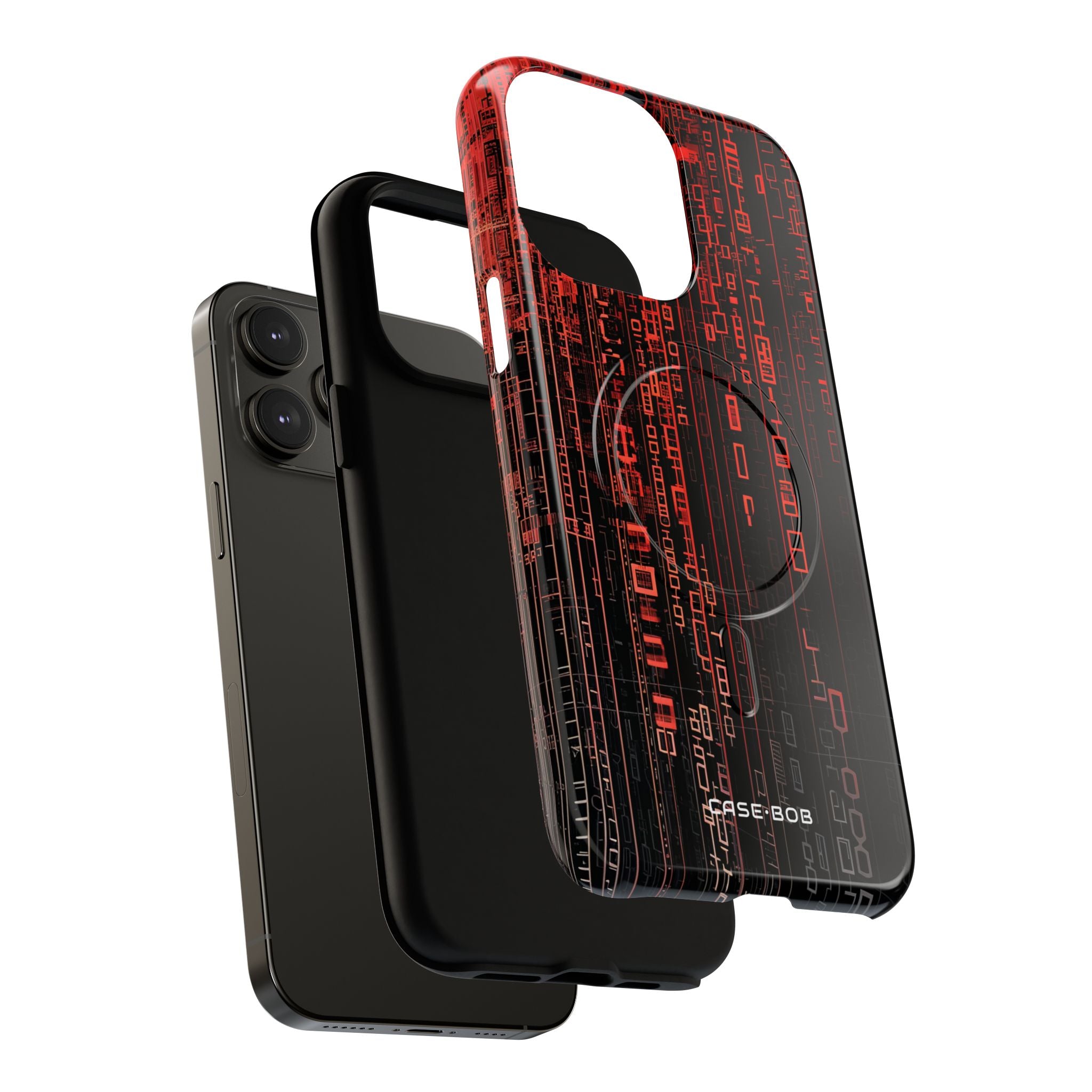 Crimson Glyphs iPhone 14 Pro Max Case - Tough+