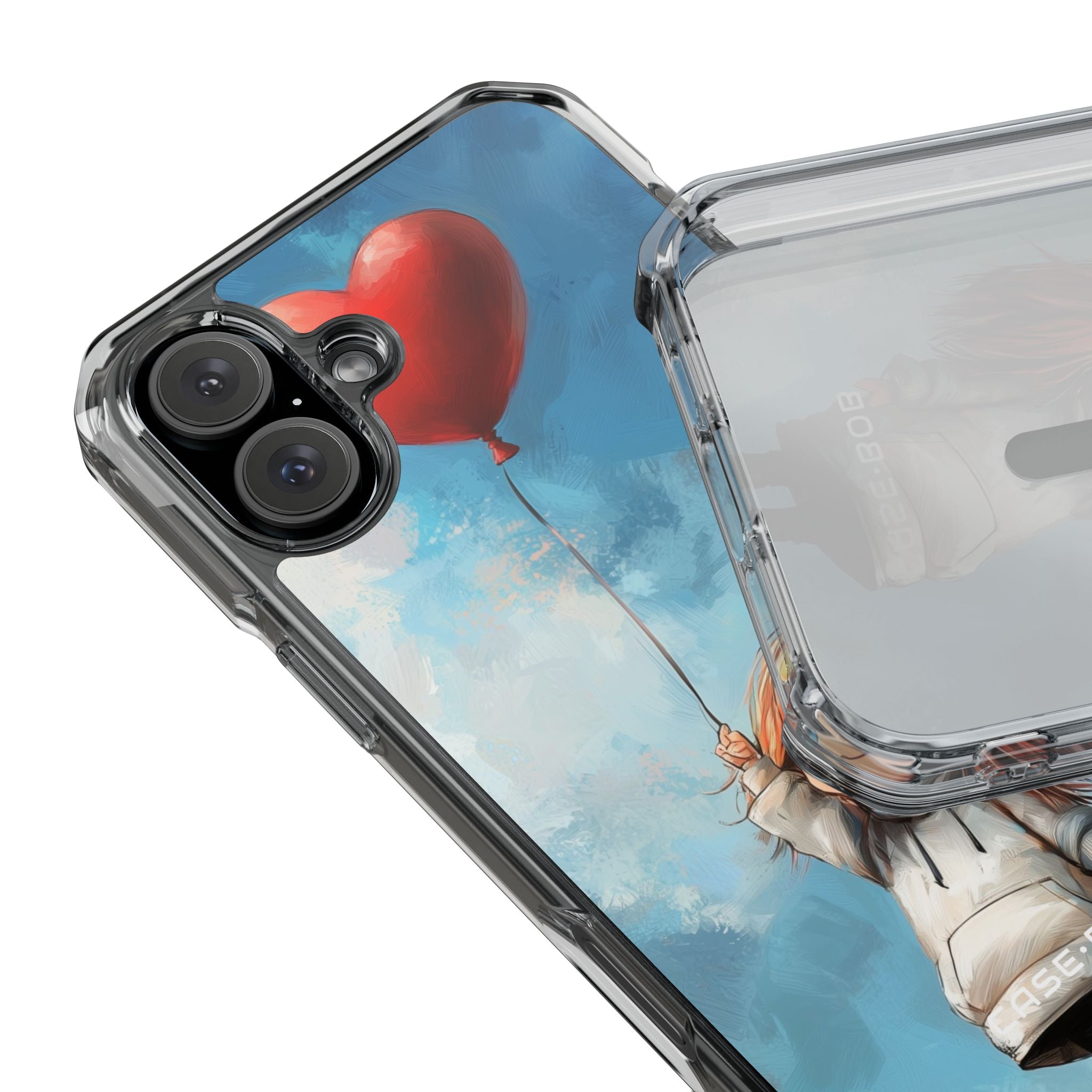 Heart Balloon Whimsy iPhone 16 Plus Case - Impact
