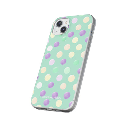 Pastel Polka Dots - Flexi iPhone 14 Phone Case