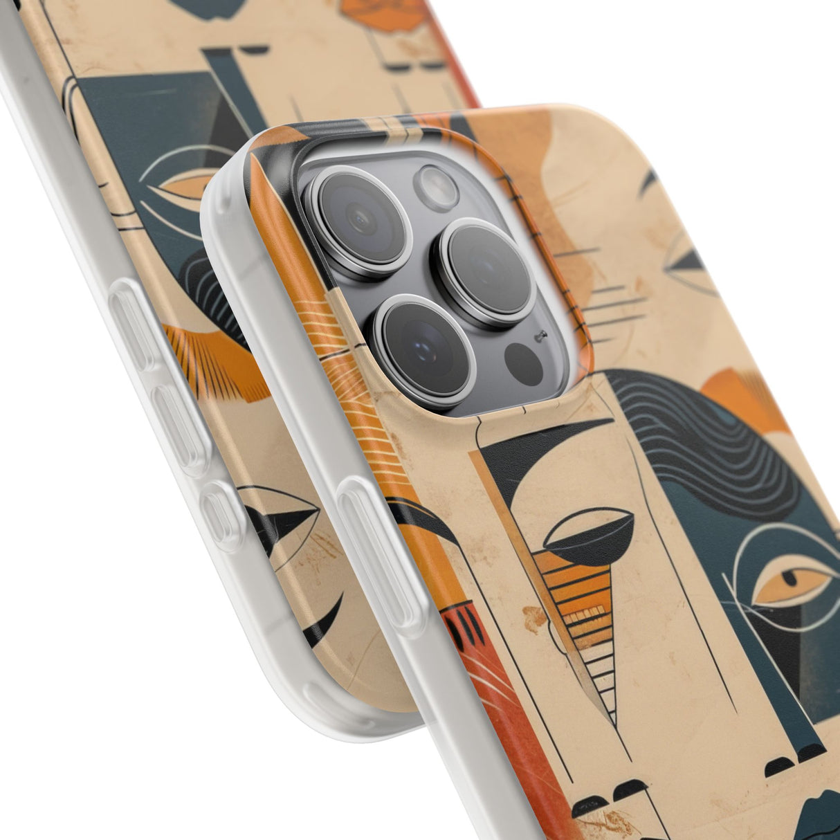 Cubist Introspection | Flexible Phone Case for iPhone